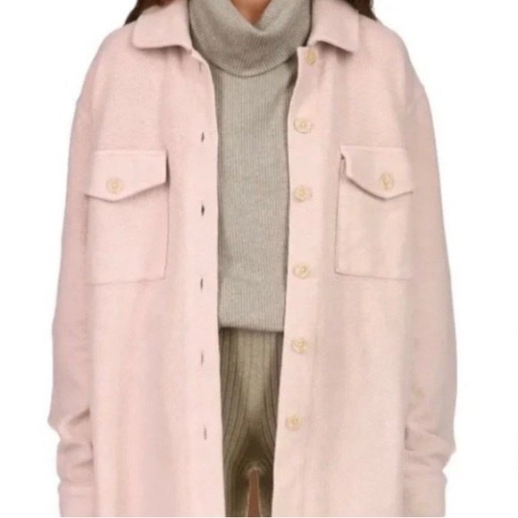 Joie Oversized Shacket in Sand Color - Picture 4 of 4